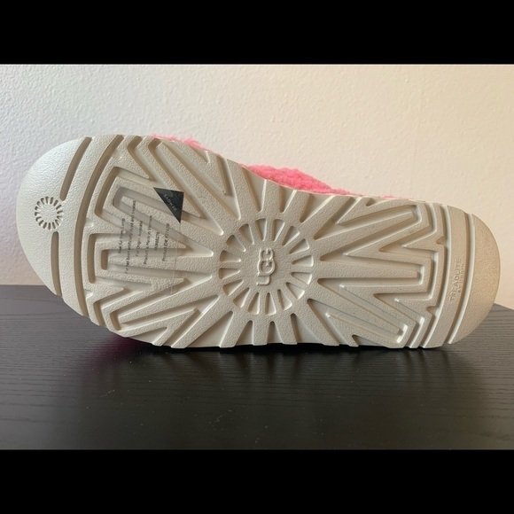NEW UGG WOMENS OH FLUFFITA PINK ROSE SLIDES S/N 1120876. # Slipper Sandal - Picture 9 of 9